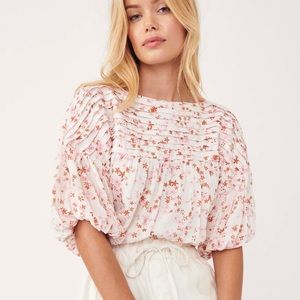 Free People Dessa Floral Top